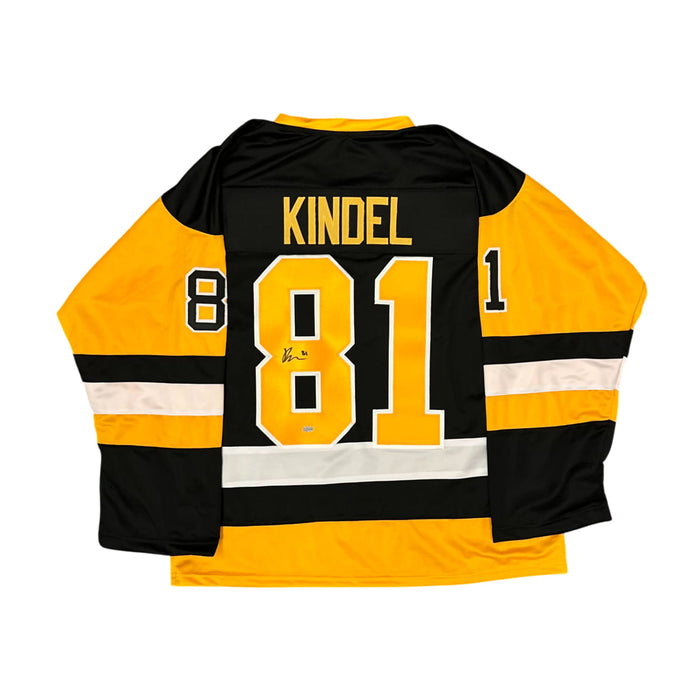 Ben Kindel Signed Custom Black Hockey Jersey