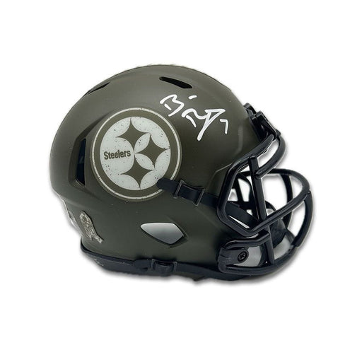 Ben Roethlisberger Signed Pittsburgh Steelers 2022 Salute to Service Mini Helmet