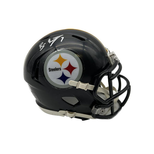 Ben Roethlisberger Signed Pittsburgh Steelers Black Speed Mini Helmet