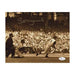 Bill Mazeroski Signed 1960 World Series Bat Down Sepia Tone 16X20 Photo