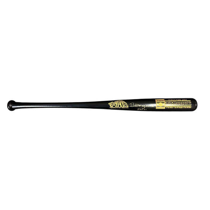 Bill Mazeroski Signed Special Edition Engraved National Baseball Hall of Fame Cooperstown Bat with "HOF 01"