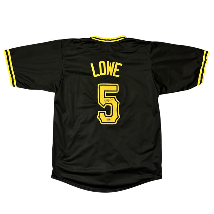 Brandon Lowe Signed Custom Black Baseball Jersey