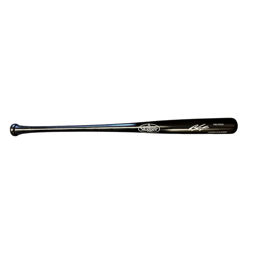Brandon Lowe Signed Louisville Slugger Black Baseball Bat