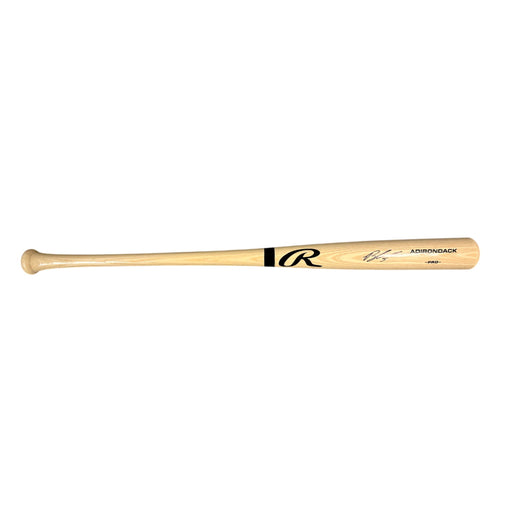 Brandon Lowe Signed Rawlings Ash Baseball Bat