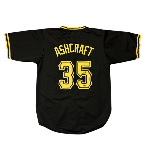 Braxton Ashcraft Signed Custom Black Baseball Jersey