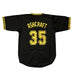 Braxton Ashcraft Signed Custom Black Baseball Jersey