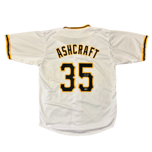 Braxton Ashcraft Signed Custom White Baseball Jersey