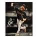 Braxton Ashcraft Signed Spotlight Pitching in Black 8x10 Photo