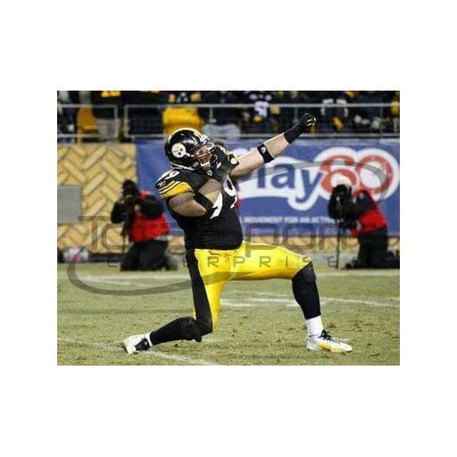 Brett Keisel Bow & Arrow Unsigned 8X10 Photo (Play 60)