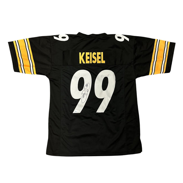Brett Keisel Signed Custom Black Football Jersey