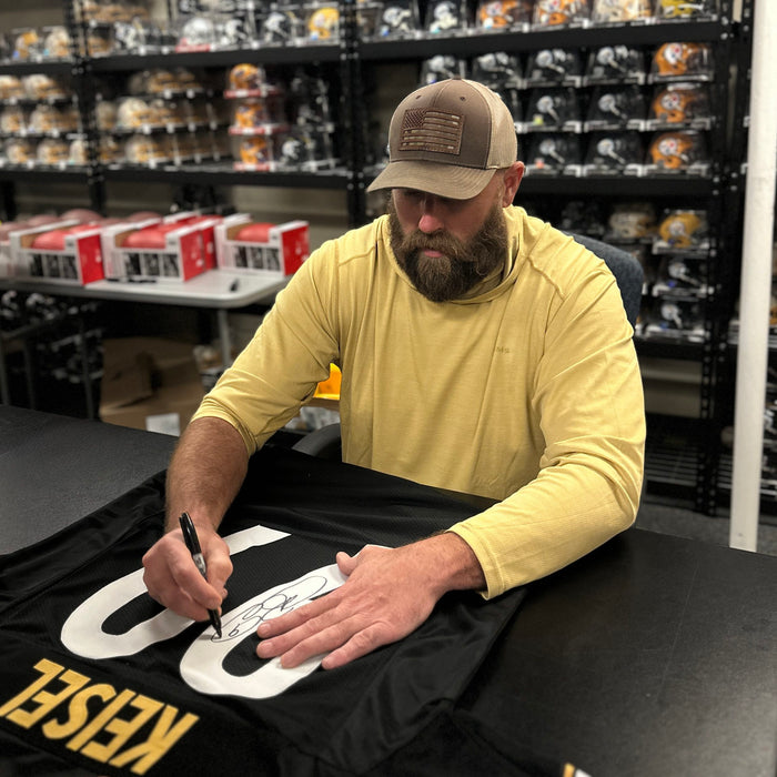 Brett Keisel Signed Custom Black Football Jersey