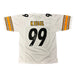 Brett Keisel Signed Custom White Football Jersey
