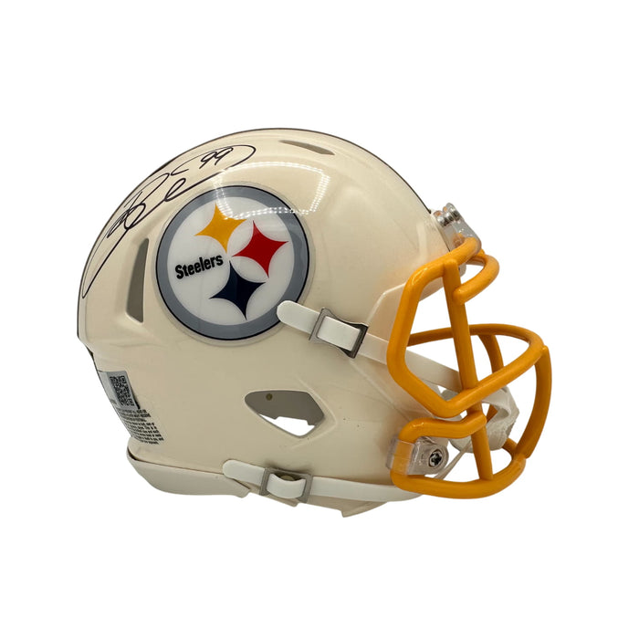 Brett Keisel Signed Pittsburgh Steelers Retro Mini Helmet