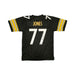 Broderick Jones Signed Custom Black Football Jersey
