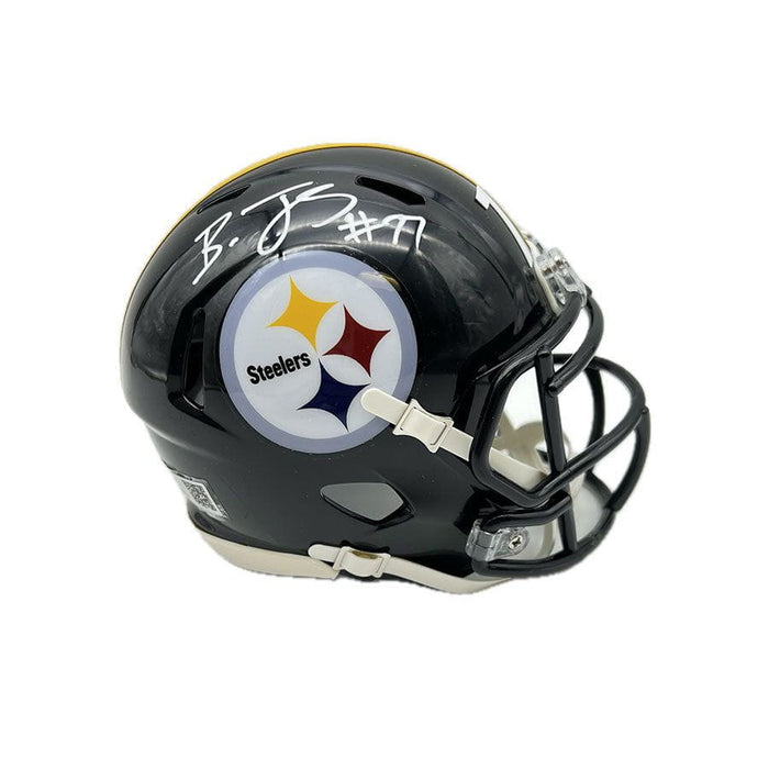 Broderick Jones Signed Pittsburgh Steelers Speed Mini Helmet