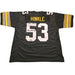 Bryan Hinkle Signed Black Custom Football Jersey with Steeler Nation