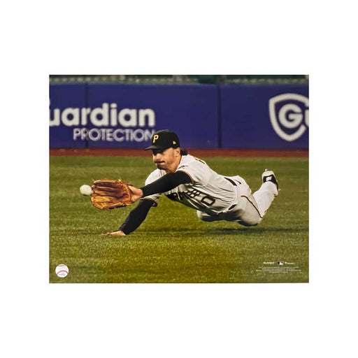 Bryan Reynolds Diving for Baseball Unsigned 16x20 Photo