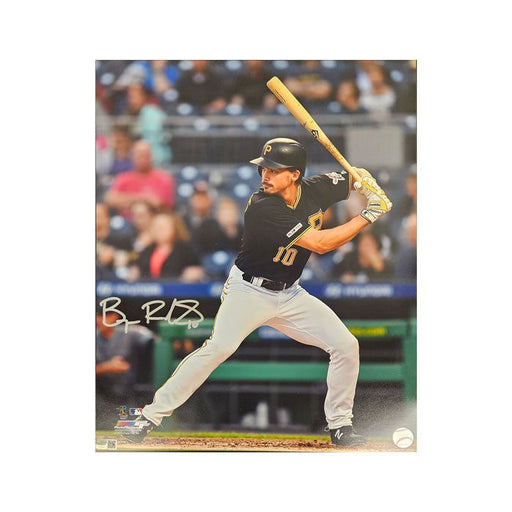 Bryan Reynolds Signed Batting in Black 16x20 Photo