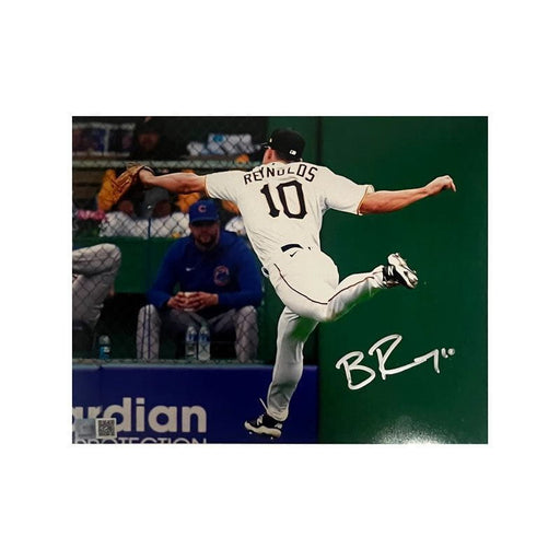 Bryan Reynolds Signed Catching Baseball on the Run 8x10 Photo