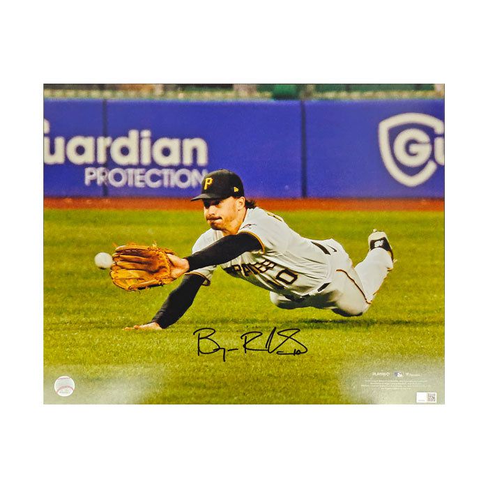 Bryan Reynolds Signed Diving for Baseball 16x20 Photo