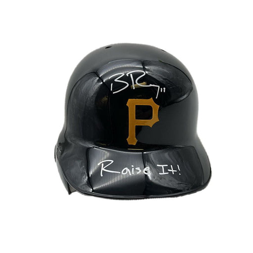 Bryan Reynolds Signed MLB Replica FS Helmet with "Raise It"
