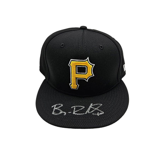 Bryan Reynolds Signed Pittsburgh Pirates New Era Black 2025 Clubhouse Fitted Hat