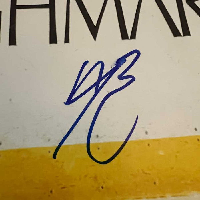 Bryan Rust Autographed Celebrating On One Knee 11X14 Photo - Damaged 1