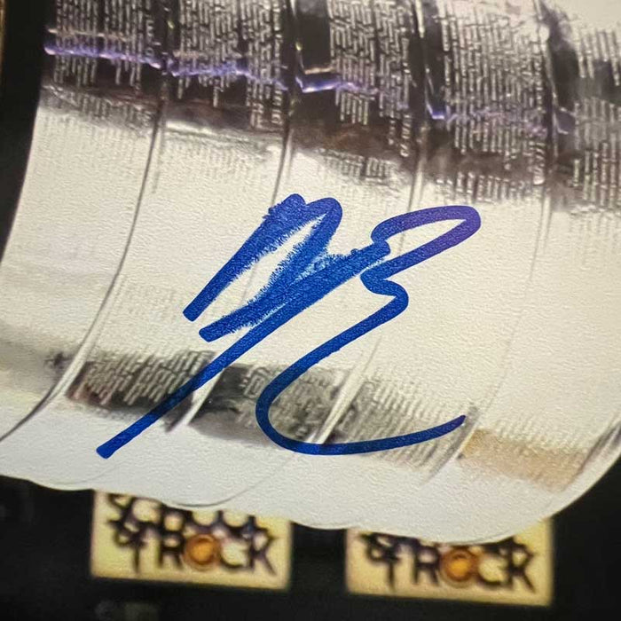 Bryan Rust Autographed Raising 2017 Cup 8X10 Photo - Damaged 1