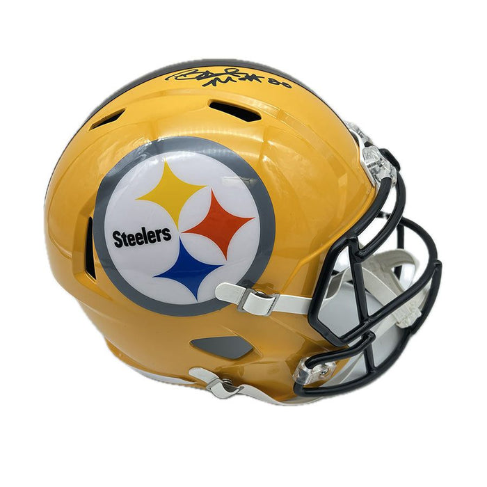 Bryant McFadden Signed Pittsburgh Steelers 75th Anniversary Full Size Speed Helmet