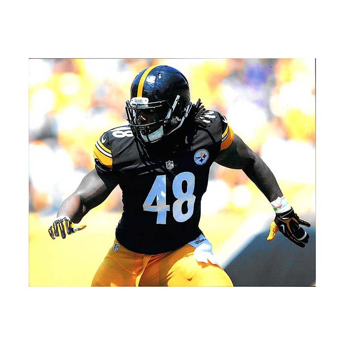 Bud Dupree Action In Black Unsigned 8x10 Photo