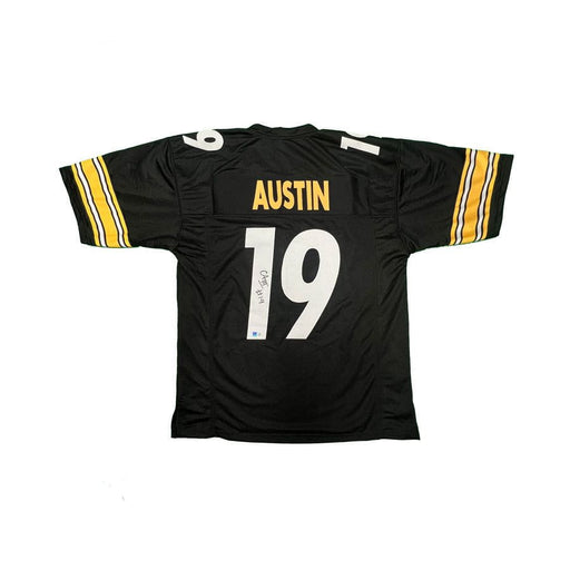 Calvin Austin III Signed Custom Black Football Jersey