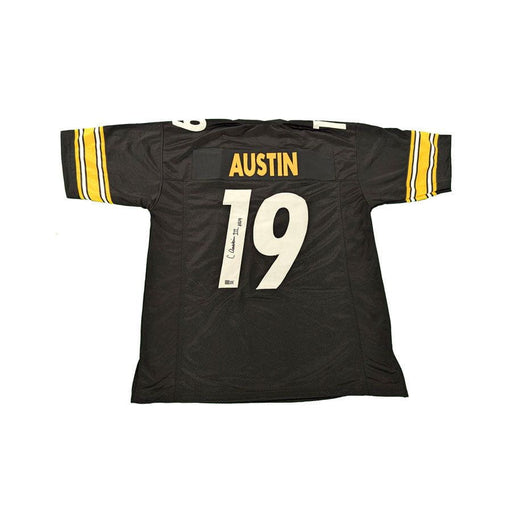 Calvin Austin III Signed Custom Black Football Jersey