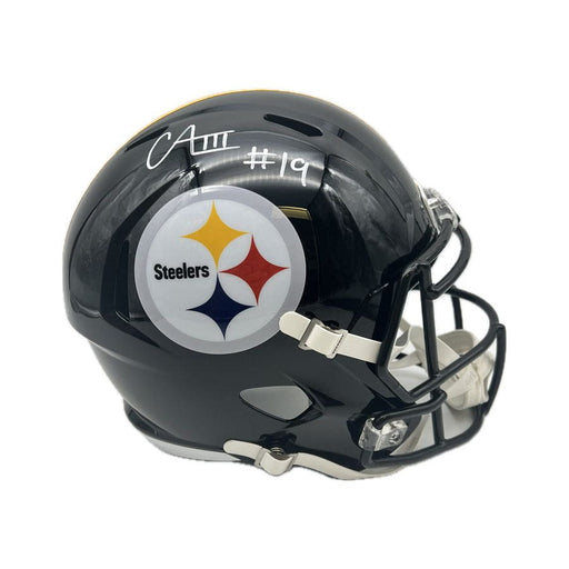 Calvin Austin III Signed Pittsburgh Steelers Replica Full Size Speed Helmet