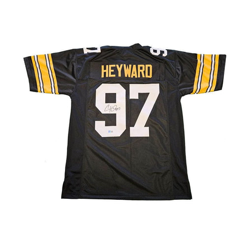 Cameron Heyward Autographed Black Custom TB Alternate Block # Jersey