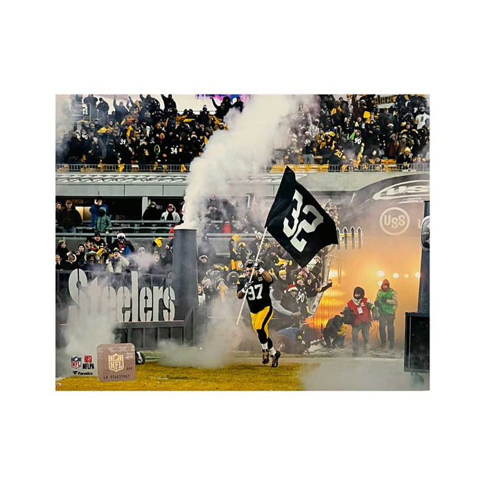 Cameron Heyward Entrance with 32 Flag Unsigned 8x10 Photo
