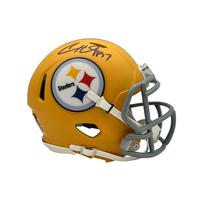 Cameron Heyward Signed Pittsburgh Steelers 1933 Throwback Speed Mini Helmet