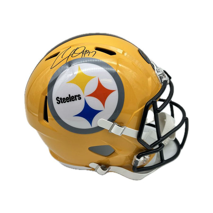 Cameron Heyward Signed Pittsburgh Steelers 75th Anniversary Full Size Speed Helmet