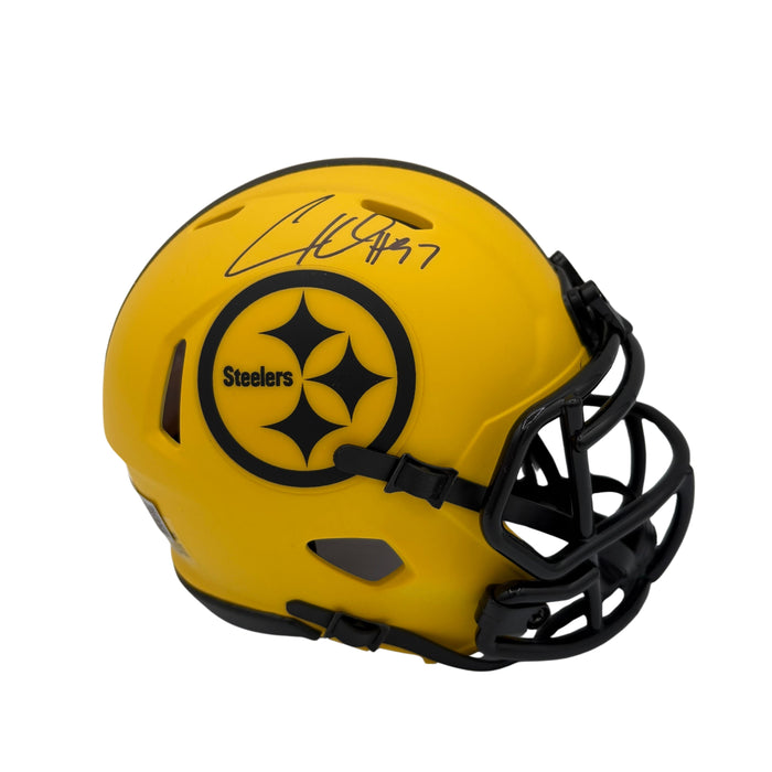 Cameron Heyward Signed Pittsburgh Steelers RAVE Mini Helmet