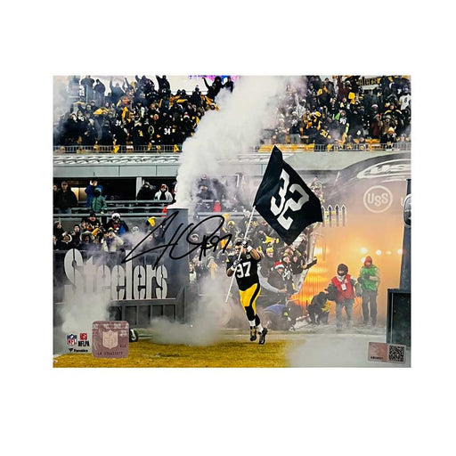 Cameron Heyward Signed Running Out with 32 Flag 8x10 Photo