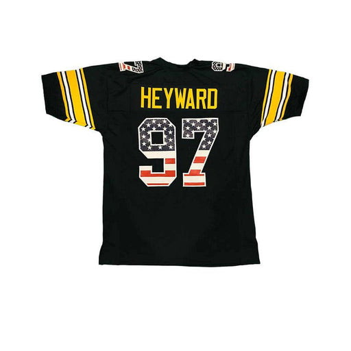 Cameron Heyward Unsigned Custom Stars & Stripes Jersey