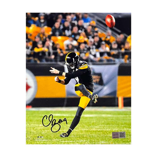 Chris Boswell Signed Kicking Off 8x10 Photo