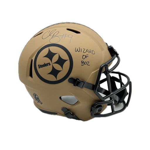 Ben Roethlisberger Antonio Brown Steelers Signed Mini Helmet – Sports- Autographs.com