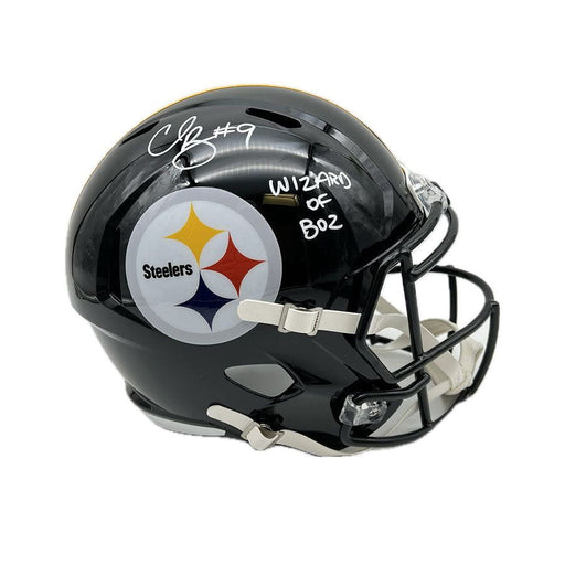 Pittsburgh Steelers #9 Chris Boswell Signed Riddell Speed Mini Helmet