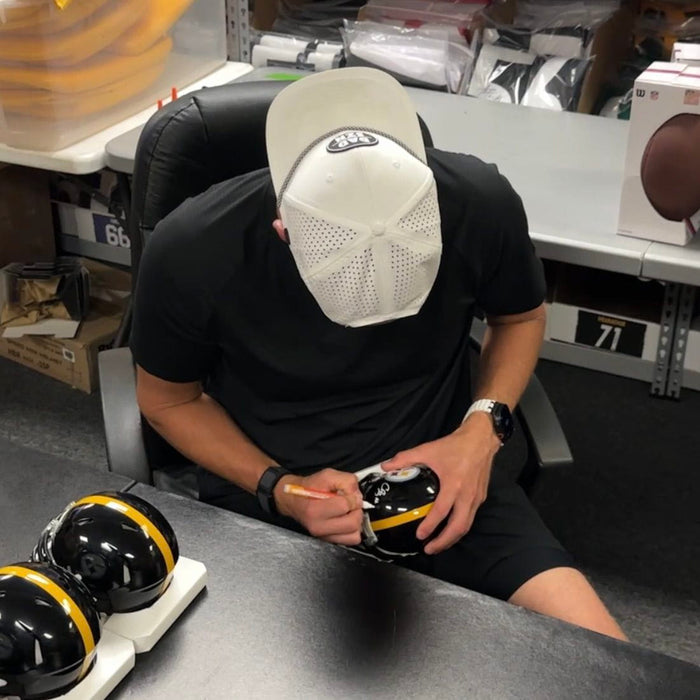 Chris Boswell Signed Pittsburgh Steelers Speed Mini Helmet