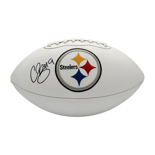Chris Boswell Signed Pittsburgh Steelers White Logo Football