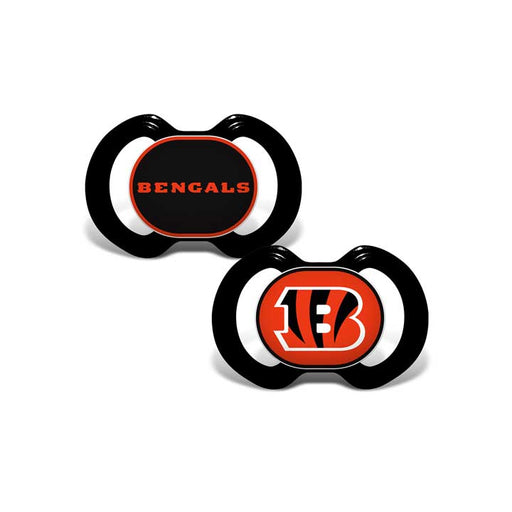 Cincinnati Bengals Black & Orange Pacifiers - 2 Pack