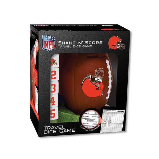 Cleveland Browns Shake-n-Score Travel Dice Game