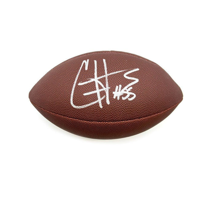 Cole Holcomb Autographed Wilson Replica Football