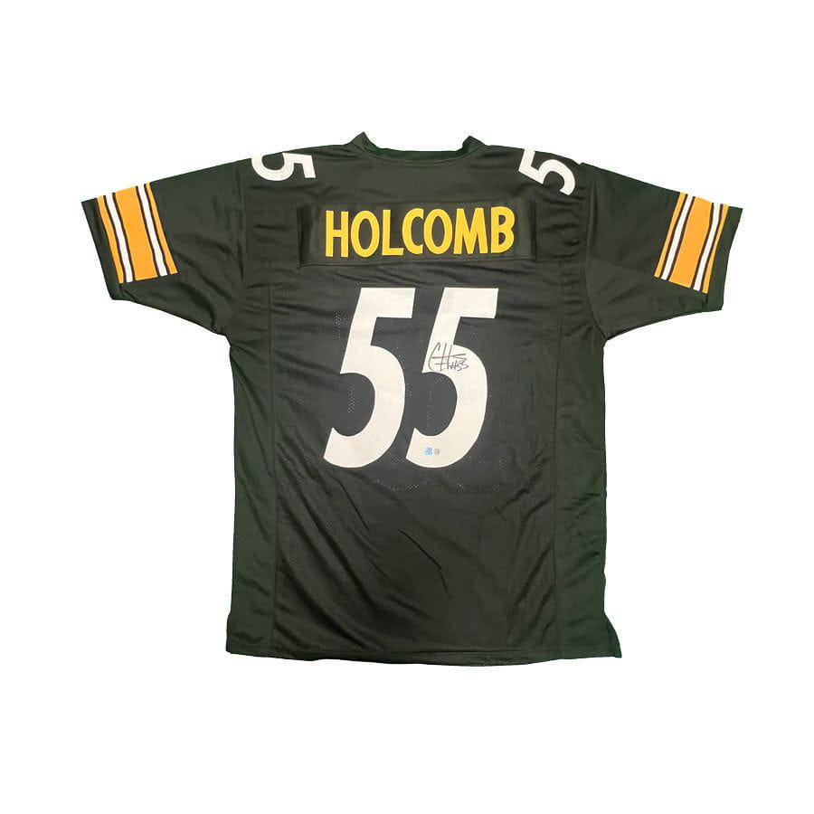 TSE Shop Lamarr Woodley Signed Custom Bee Football Jersey