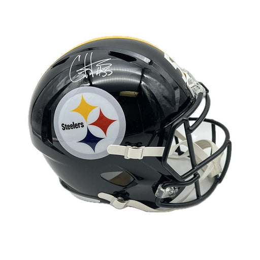 Cole Holcomb Signed Pittsburgh Steelers Full Size Speed Replica Helmet